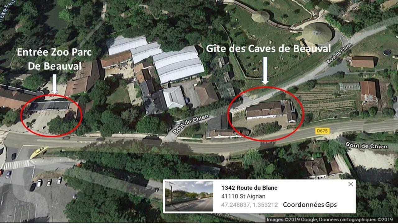 Gite Caves De Beauval Saint-Aignan  Zewnętrze zdjęcie